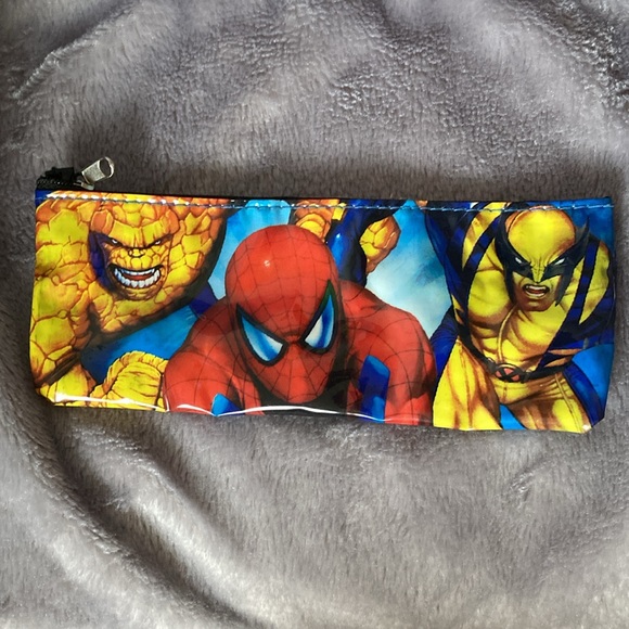 Vintage Spiderman Pencil Case Pouch - Picture 1 of 12